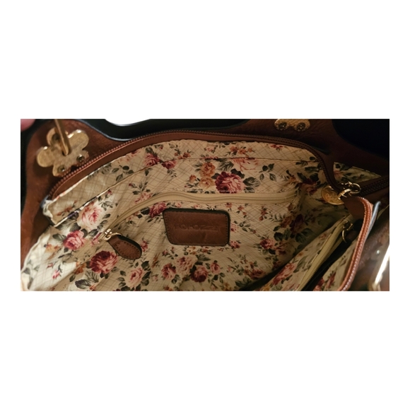 Rofozzi- Brown Lane Vegan Leather Handbag (Eco-friendly) , Women's Handbag , Veg - Picture 16 of 16